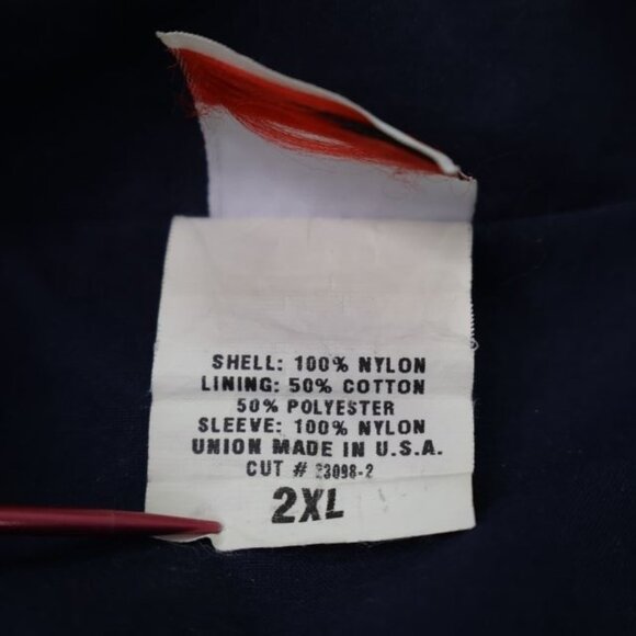 Vintage AFSCME People Union Line Jacket Mens 2XL Green Long Sleeve Made in USA - Picture 10 of 12